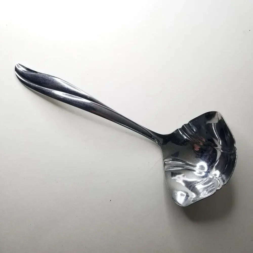 Amere Gravy Ladle Vintage Stainless Flatware Japan Retired Aef4 Swirl Glossy 6
